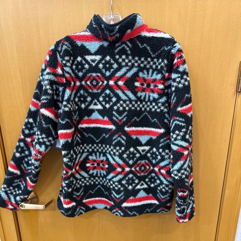 Columbia NWT Women's West Bend Quarter Zip Fleece Pullover Jacket L Western - Picture 4 of 6